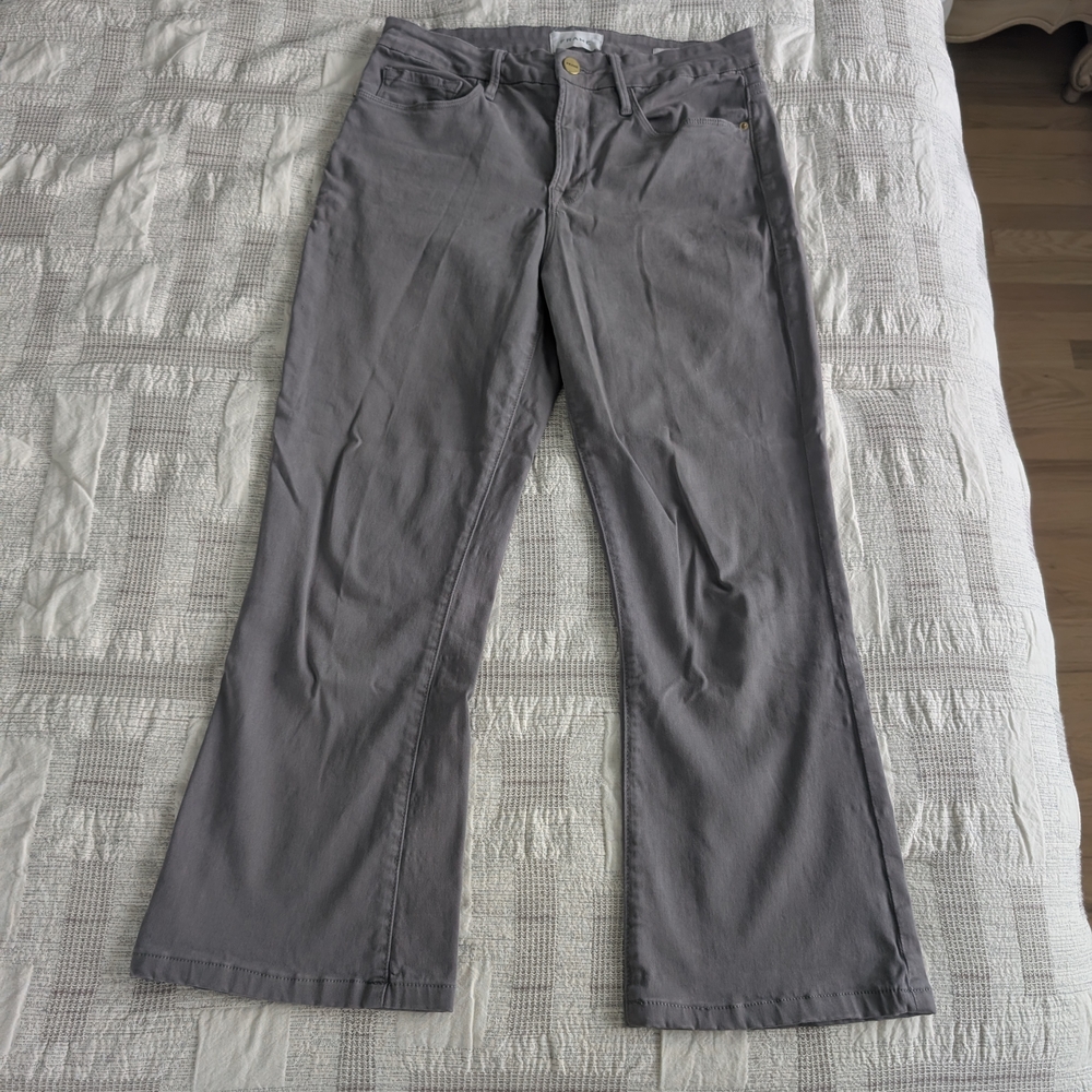 Frame Denim Charcoal Trousers